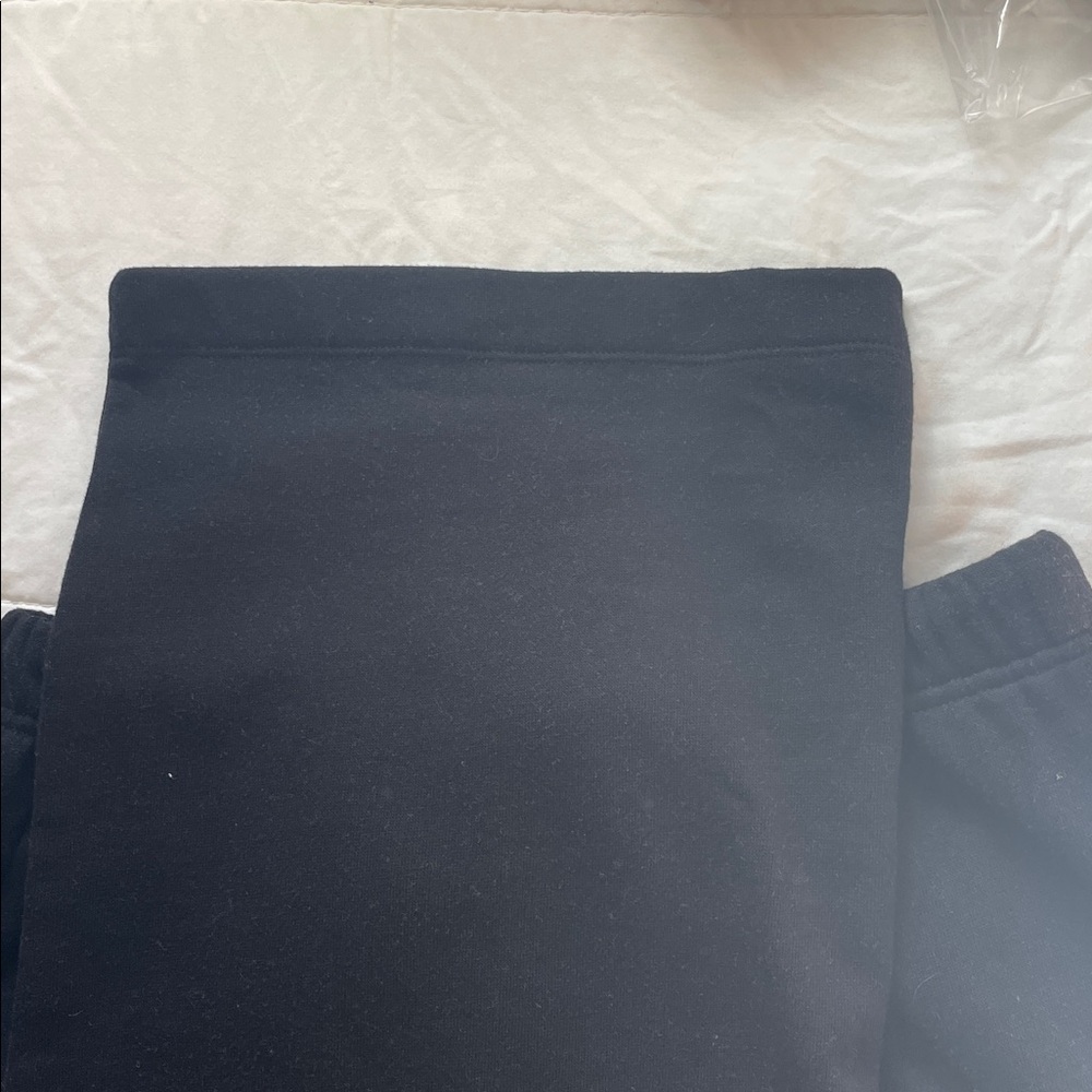 NWT Old Navy Wide Leg Sweatpants Black Jack Lounge Athleisure Comfy Joggers - M - Picture 11 of 12
